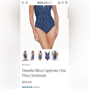 Miracle Suit One Piece Swim Suit